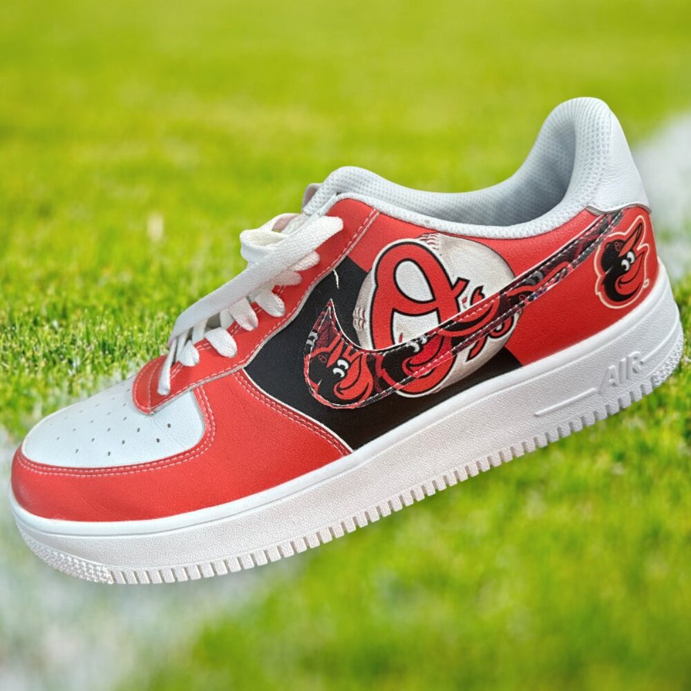 MLB Baltimore Orioles Mens Custom Air Sneakers
